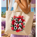 Floral Canada TOTE BAG
