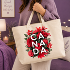Floral Canada TOTE BAG