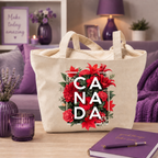 Floral Canada TOTE BAG