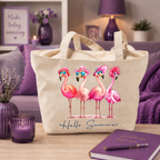 Flamingo Summer Vibes TOTE BAG