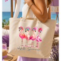 Flamingo Summer Vibes TOTE BAG
