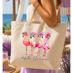 Flamingo Summer Vibes TOTE BAG