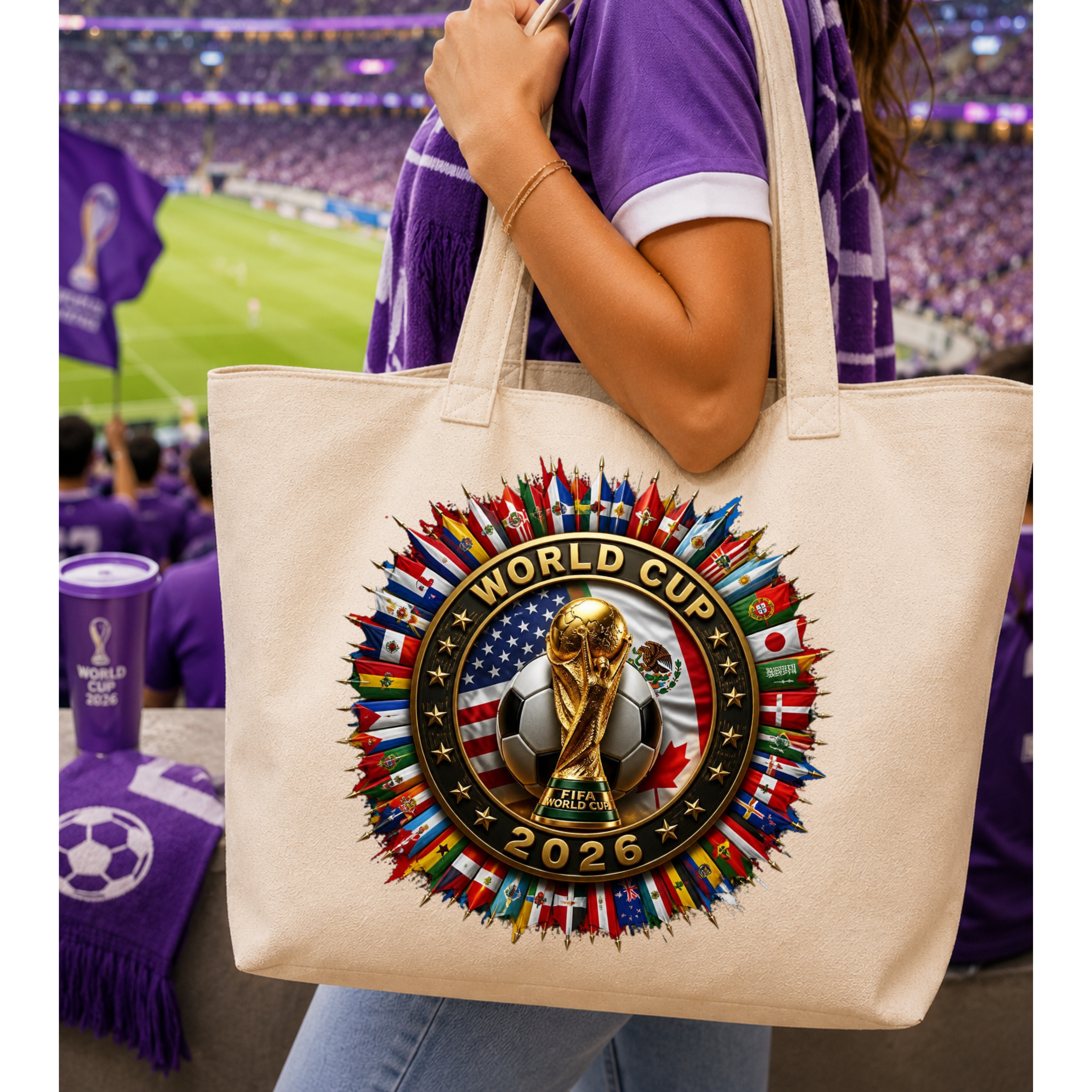 World Cup Flags 2026 TOTE BAG