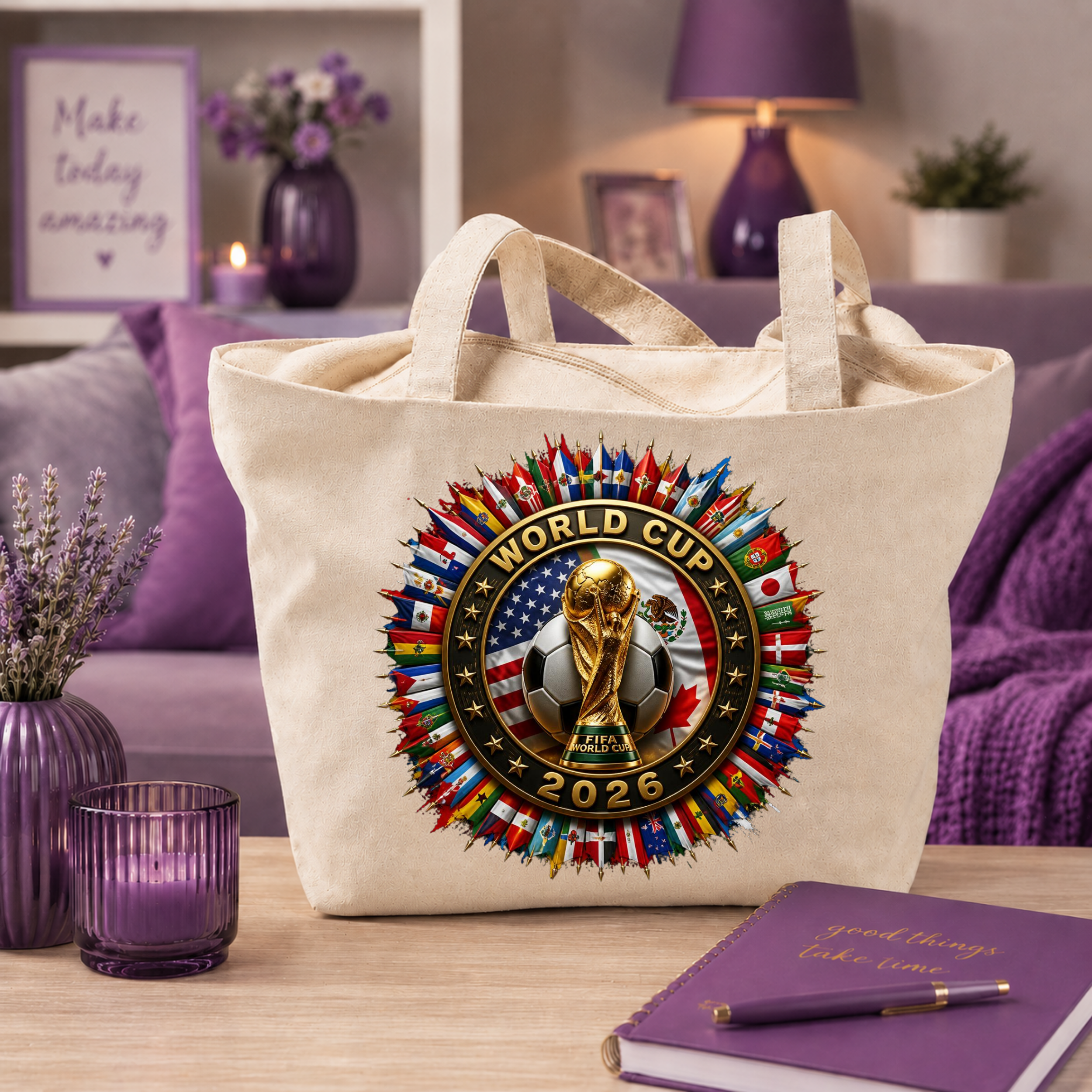 World Cup Flags 2026 TOTE BAG