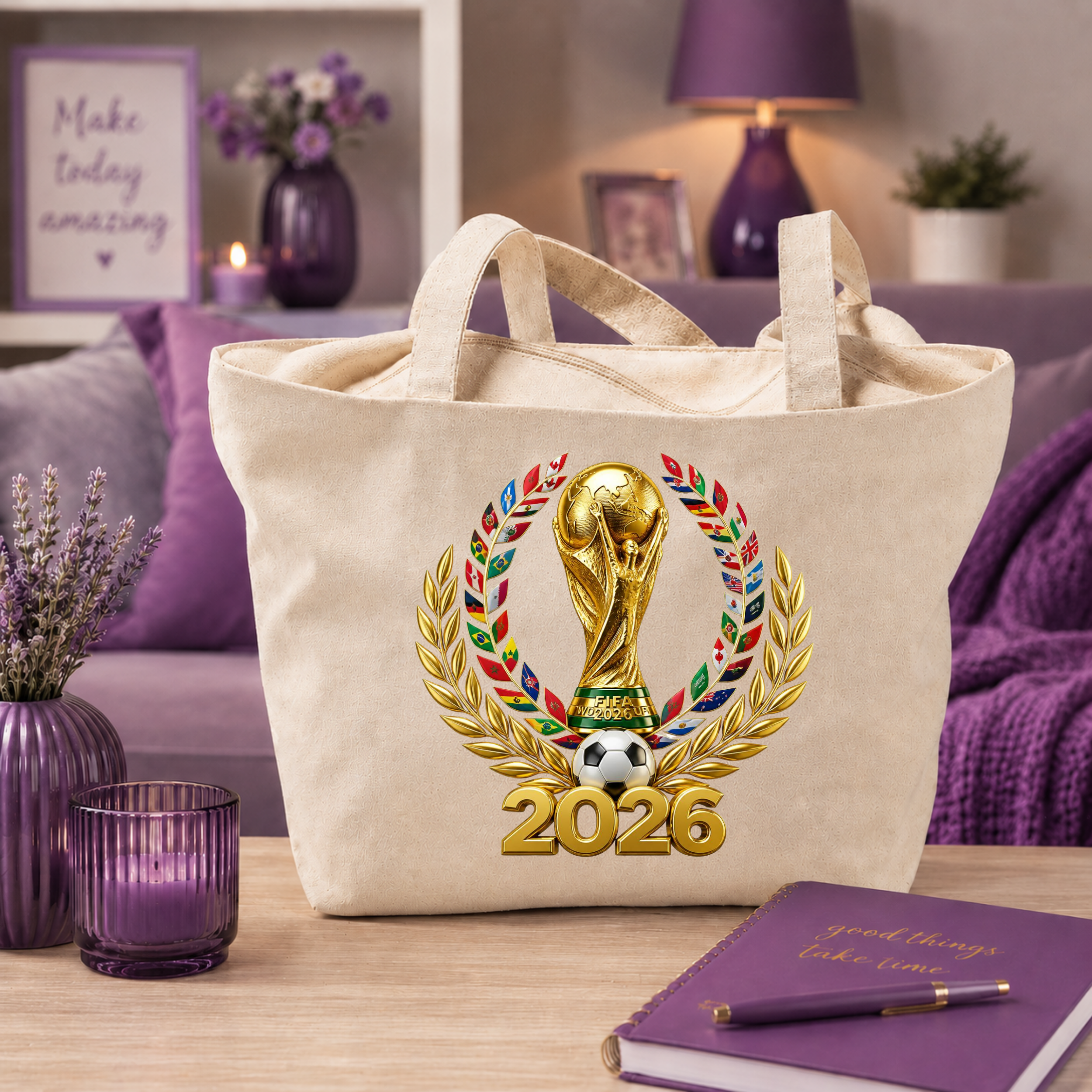 World Cup Leaf Crown 2026 TOTE BAG