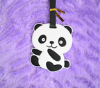 Cute Panda Silicone Luggage Tag