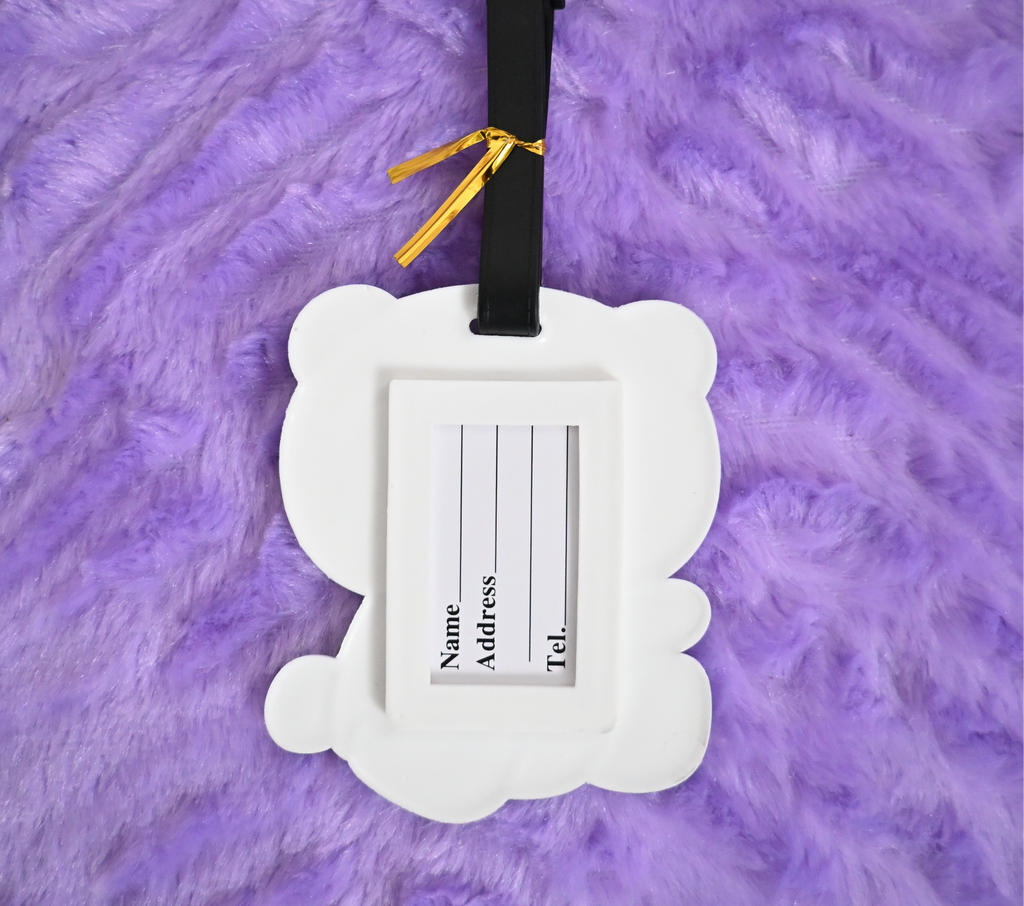 Cute Panda Silicone Luggage Tag
