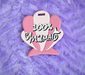100% Mermaid Silicone Luggage Tag