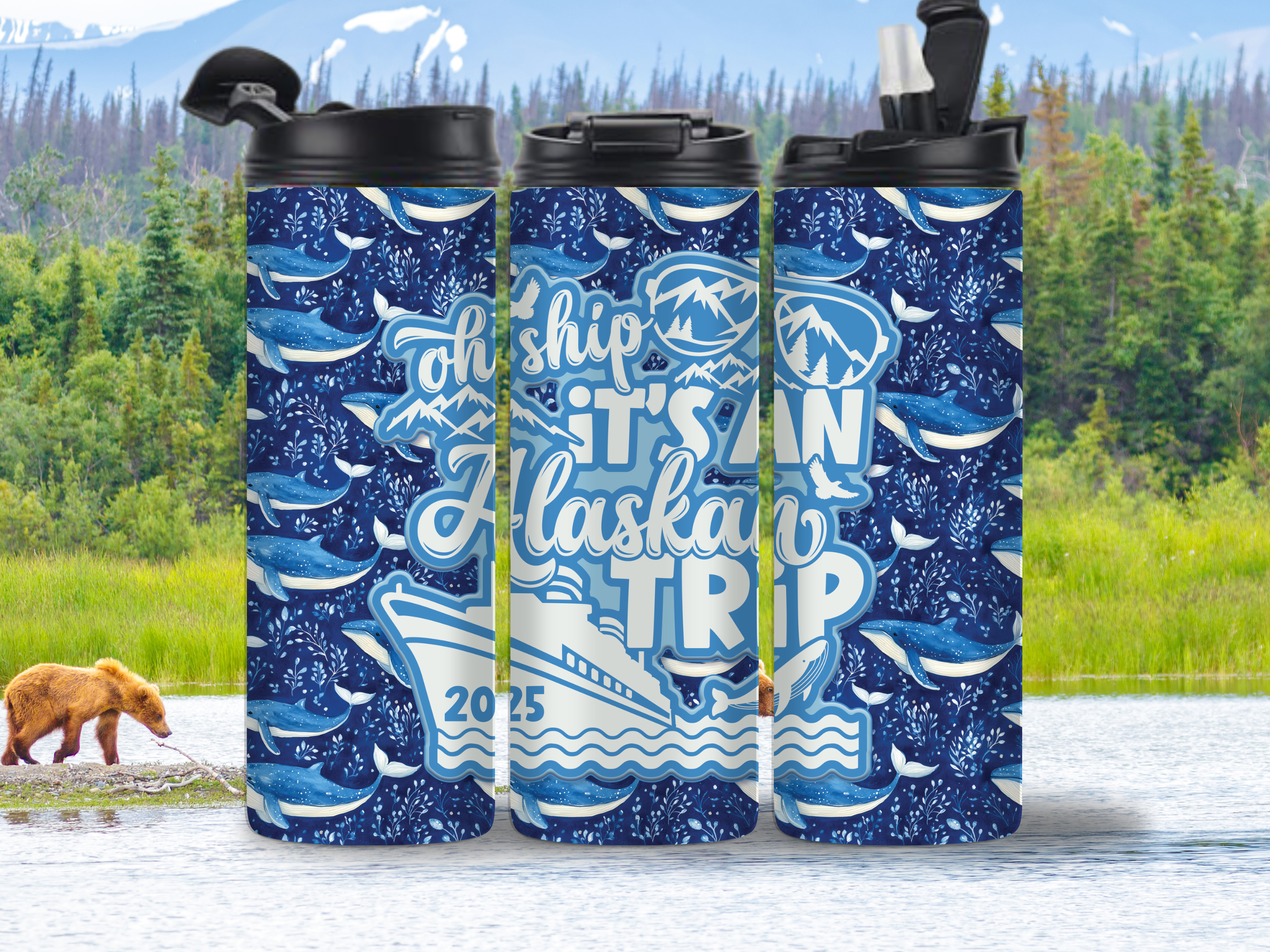 Oh Ship It`s An Alaskan Trip 20oz Tumbler