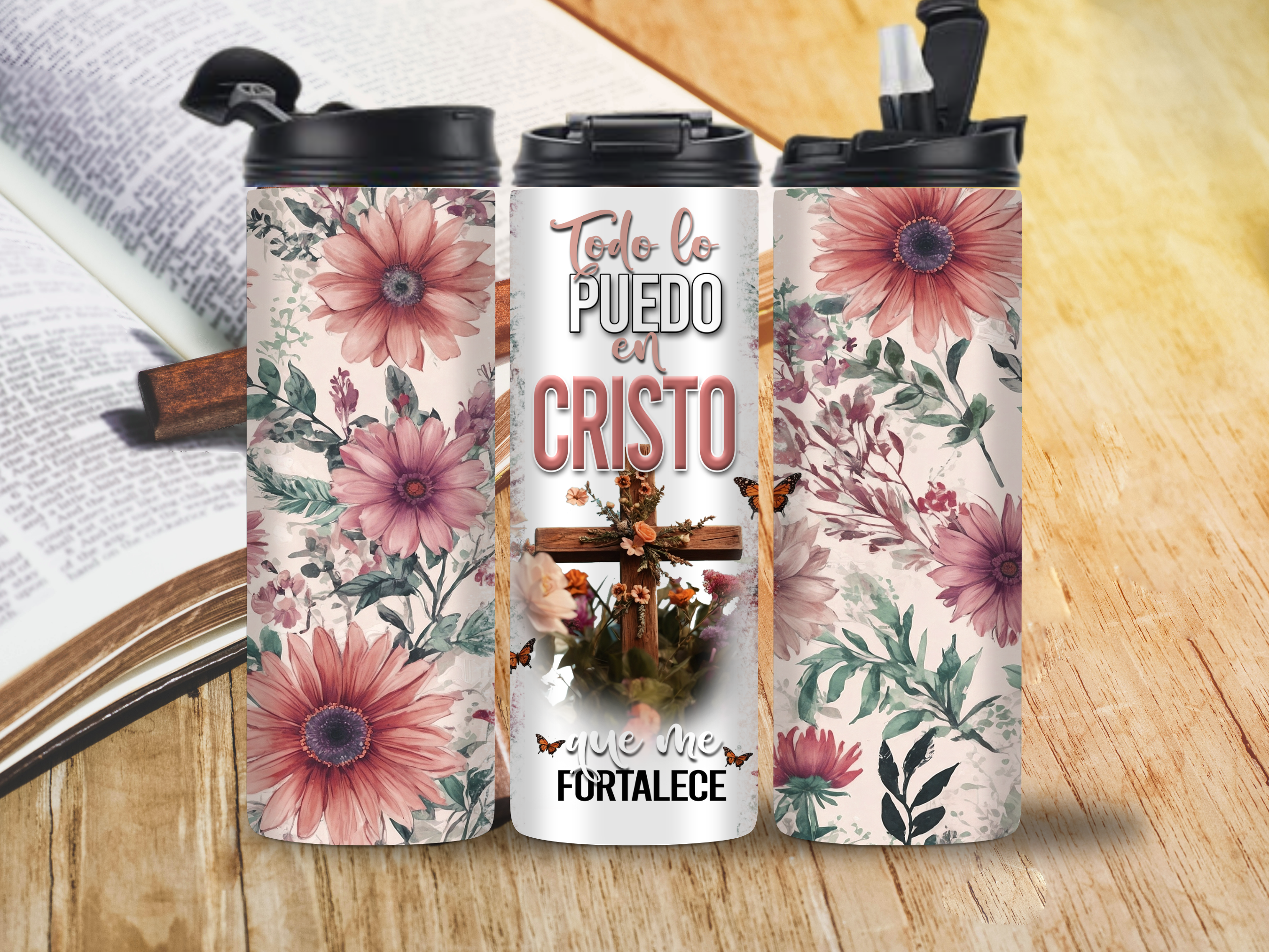 Todo lo Puedo en Cristo que me Fortalece 20oz Tumbler